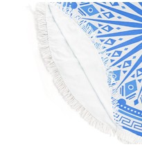 Rundes Strandtuch bedruckt mit Logo | Spezielle Handtücher mit Logo