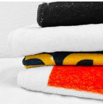 Große Handtücher vollfarbig bedruckt | Sublimationsdruck